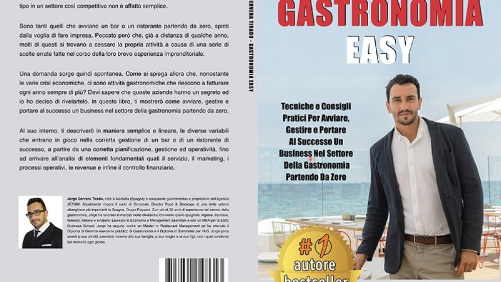 Jorge Cervera Tirado: Bestseller “Gastronomia Easy” edito da Bruno Editore