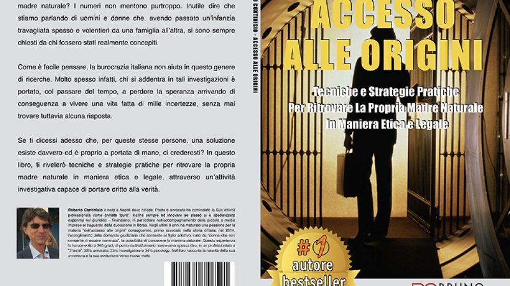 Roberto Continisio: Bestseller “Accesso Alle Origini” edito da Bruno Editore