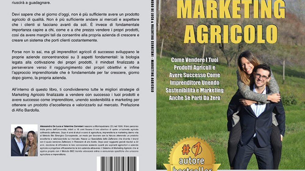 Alessandro De Luca e Valentina Cerretani: Bestseller “Marketing Agricolo” edito da Bruno Editore