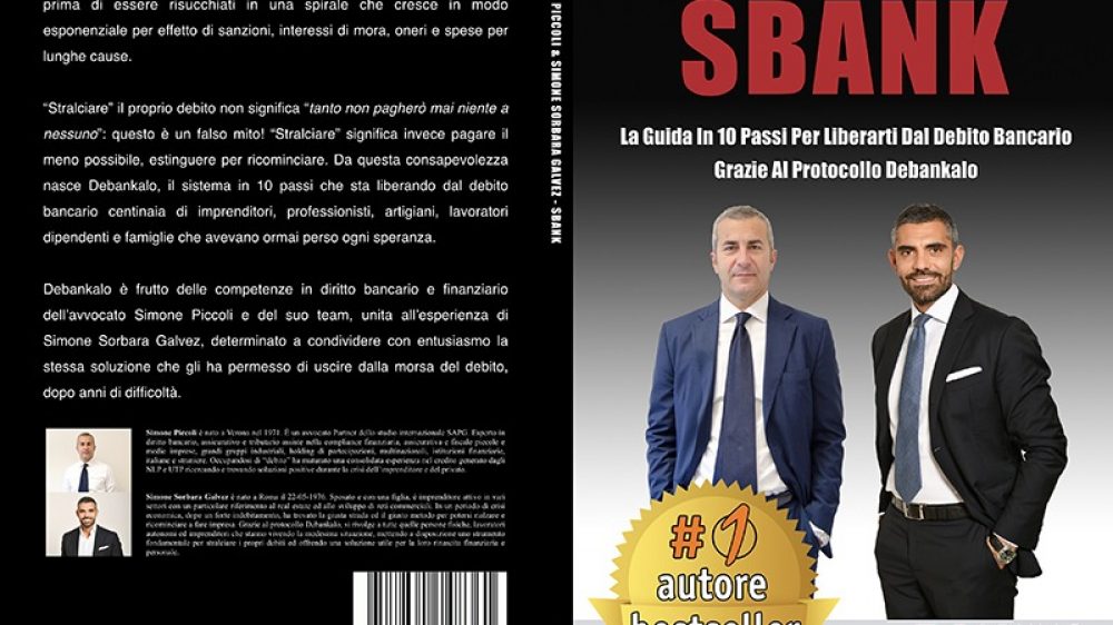 Simone Piccoli e Simone Sorbara Galvez: Bestseller “SBANK” edito da Bruno Editore